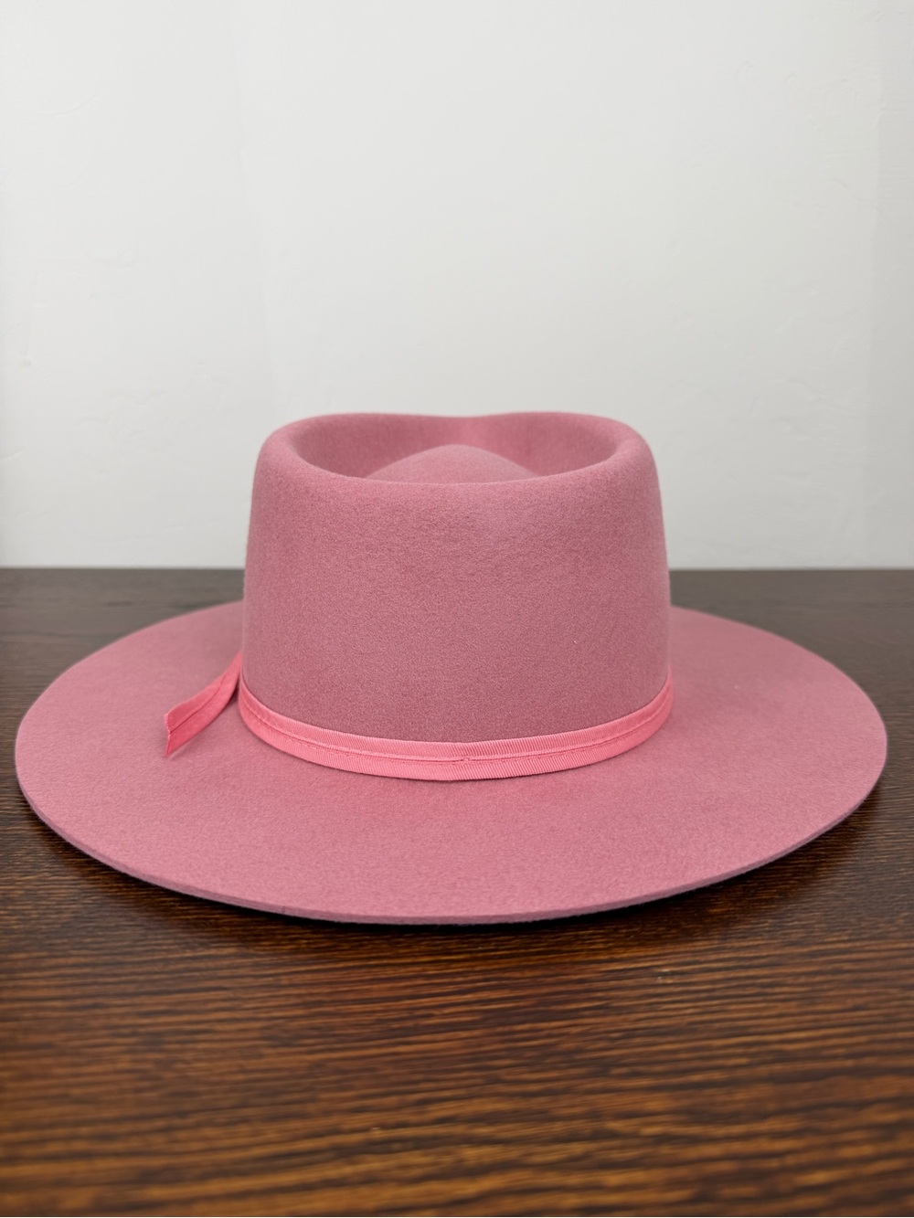 Lack Of Color Zulu Style Wool Fedora in Rose - Picture 6 of 16